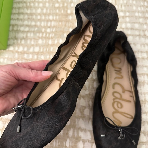 Sam Edelman Felicia Flats in Dyed Cow Hair - Picture 7 of 10
